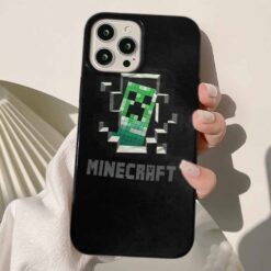Minecraft Baskılı Silikon Telefon Kılıfı