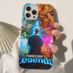Minecraft Baskılı Silikon Telefon Kılıfı