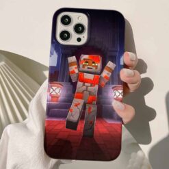 Minecraft Baskılı Silikon Telefon Kılıfı