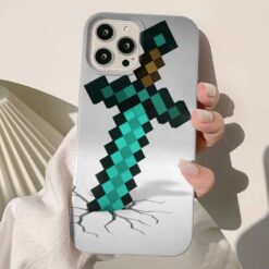 Minecraft Baskılı Silikon Telefon Kılıfı