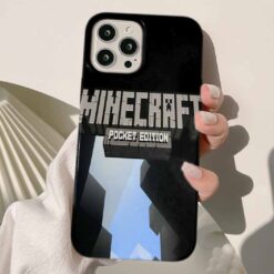 Minecraft Baskılı Silikon Telefon Kılıfı