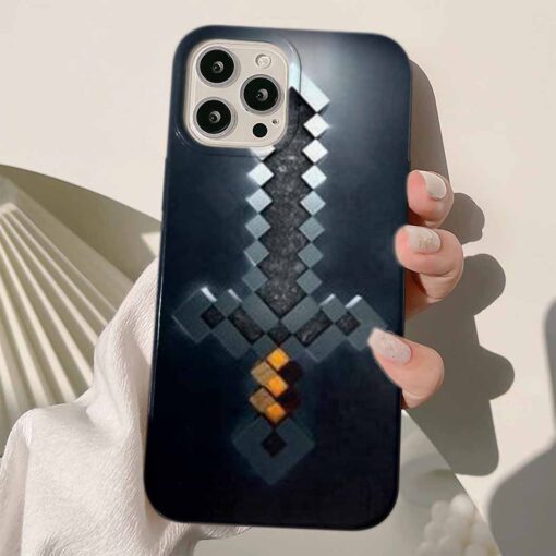 Minecraft Baskılı Silikon Telefon Kılıfı