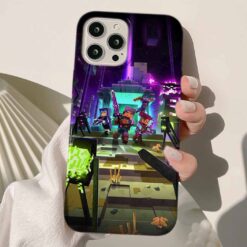 Minecraft Baskılı Silikon Telefon Kılıfı