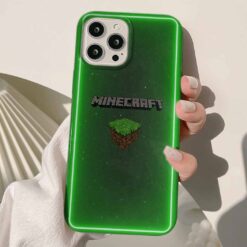 Minecraft Baskılı Silikon Telefon Kılıfı
