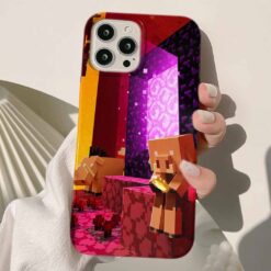 Minecraft Baskılı Silikon Telefon Kılıfı