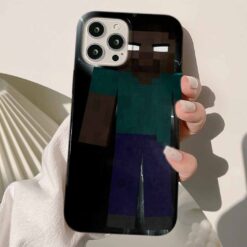 Minecraft Baskılı Silikon Telefon Kılıfı