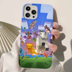 Minecraft Baskılı Silikon Telefon Kılıfı