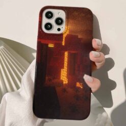Minecraft Baskılı Silikon Telefon Kılıfı
