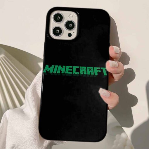 Minecraft Baskılı Silikon Telefon Kılıfı