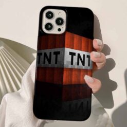 Minecraft Baskılı Silikon Telefon Kılıfı