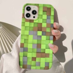 Minecraft Baskılı Silikon Telefon Kılıfı