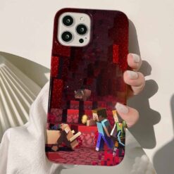 Minecraft Baskılı Silikon Telefon Kılıfı