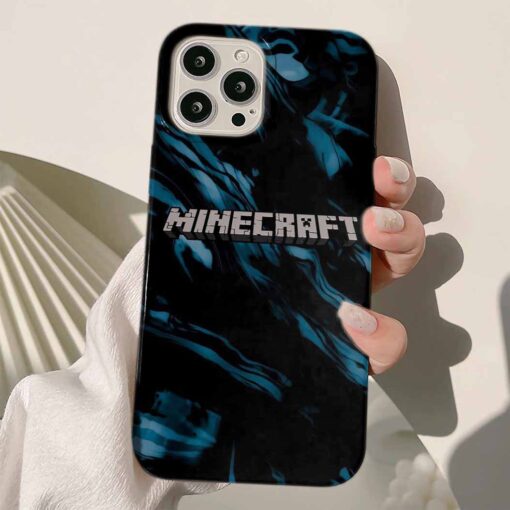 Minecraft Baskılı Silikon Telefon Kılıfı