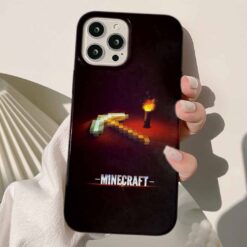 Minecraft Baskılı Silikon Telefon Kılıfı
