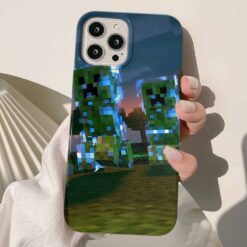 Minecraft Baskılı Silikon Telefon Kılıfı