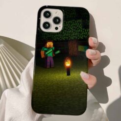 Minecraft Baskılı Silikon Telefon Kılıfı