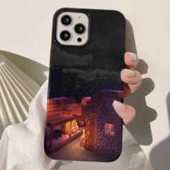 Minecraft Baskılı Silikon Telefon Kılıfı