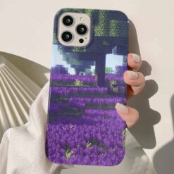 Minecraft Baskılı Silikon Telefon Kılıfı