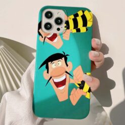 Çizgi Film Baskılı Silikon Telefon Kılıfı