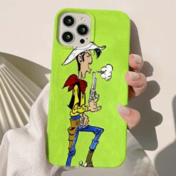 Çizgi Film Baskılı Silikon Telefon Kılıfı