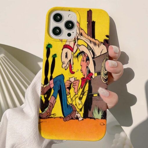 Çizgi Film Baskılı Silikon Telefon Kılıfı