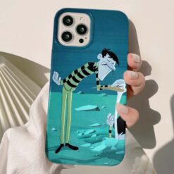 Çizgi Film Baskılı Silikon Telefon Kılıfı