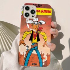 Çizgi Film Baskılı Silikon Telefon Kılıfı