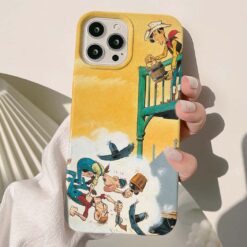 Çizgi Film Baskılı Silikon Telefon Kılıfı