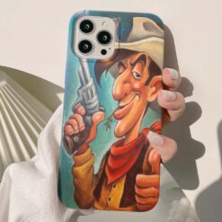 Çizgi Film Baskılı Silikon Telefon Kılıfı