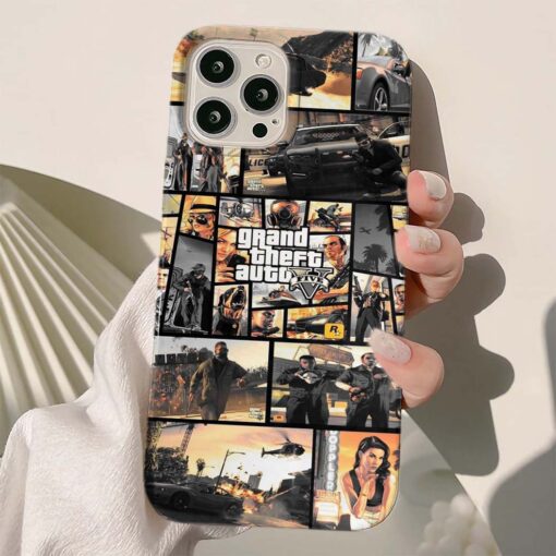 Gta 5 Baskılı Silikon Telefon Kılıfı