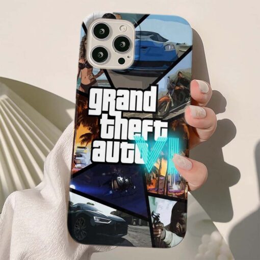 Gta 5 Baskılı Silikon Telefon Kılıfı