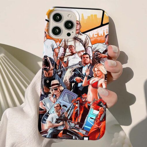 Gta 5 Baskılı Silikon Telefon Kılıfı