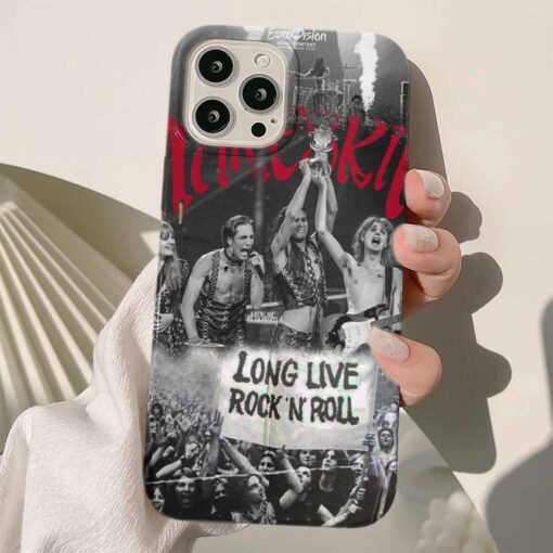 Long Lıve Rock N Roll Baskılı  Silikon Telefon Kılıfı
