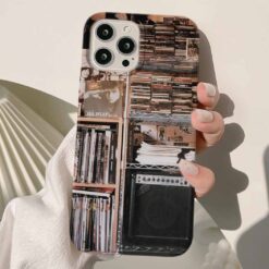 Kitaplar Ve Televizyon Baskılı  Silikon Telefon Kılıfı