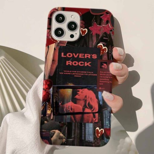 Lovers Rock Baskılı  Silikon Telefon Kılıfı