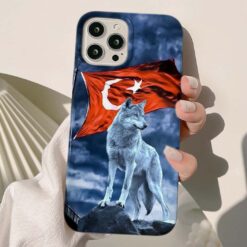Türkçülük Baskılı Silikon Telefon Kılıfı