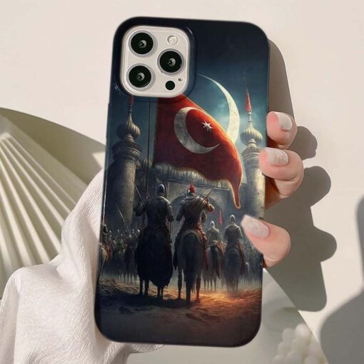 Türkçülük Baskılı Silikon Telefon Kılıfı