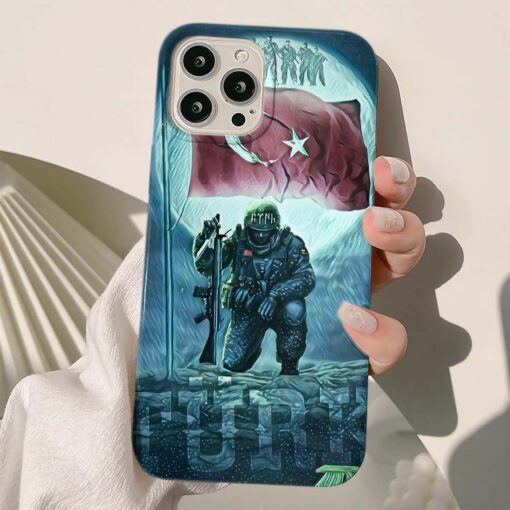 Türkçülük Baskılı Silikon Telefon Kılıfı