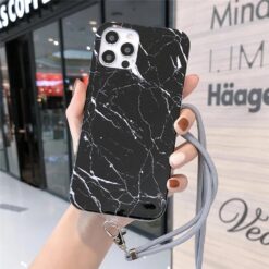 Boyun Askılı Zincirli Silikon Telefon Kılıfı