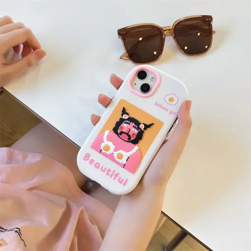 Beautiful Şeytan Kabartma Silikon Telefon Kılıfı - Görsel 4