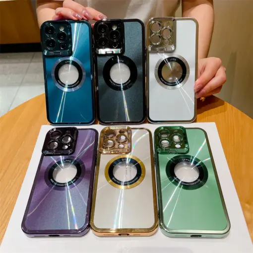 Disc Magesafe Lens Standlı Silikon Telefon Kılıfı