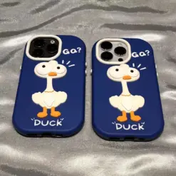 Duck Kabartma Silikon Telefon Kılıfı