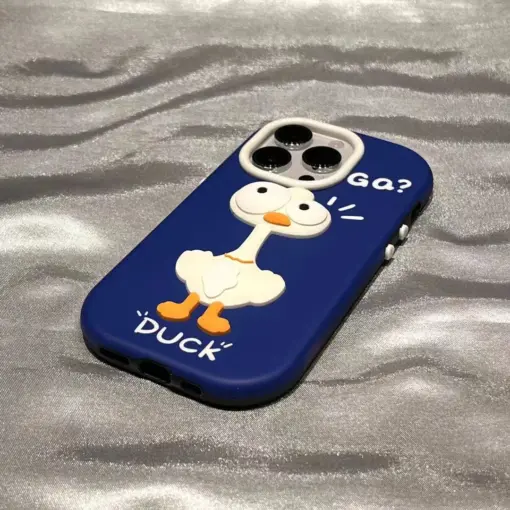 Duck Kabartma Silikon Telefon Kılıfı - Görsel 2