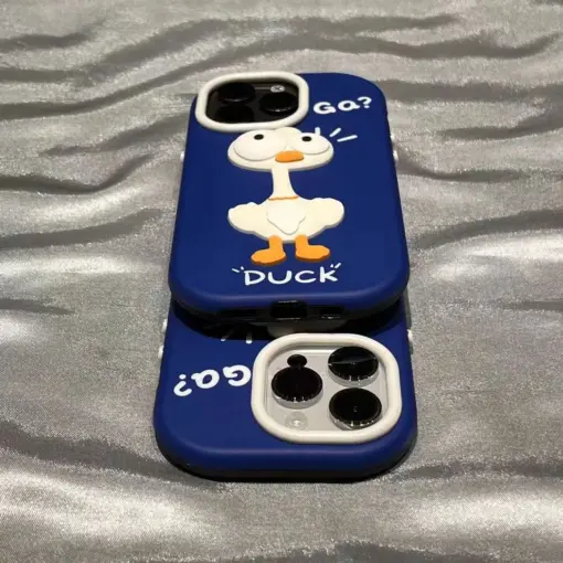 Duck Kabartma Silikon Telefon Kılıfı - Görsel 3