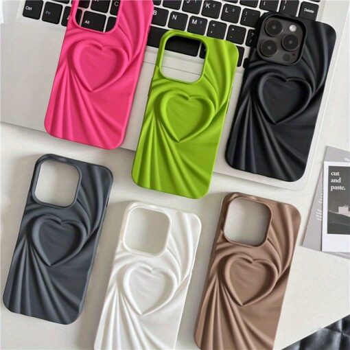 Heart Crimp Silikon Telefon Kılıfı