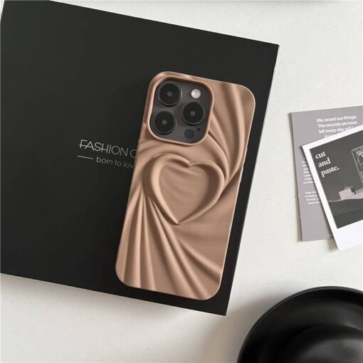 Heart Crimp Silikon Telefon Kılıfı - Görsel 9