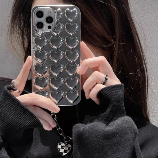 Kalpli Kabartmalı Silikon Telefon Kılıfı - Görsel 5