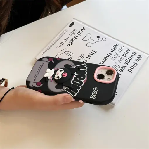 Kuromi Kabartma Silikon Telefon Kılıfı - Görsel 2