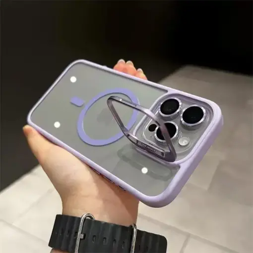 Lens Standlı Grace Silikon Telefon Kılıfı - Görsel 8