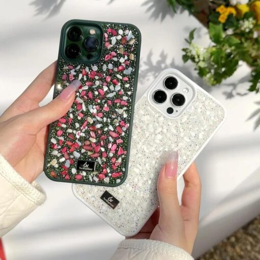 Lüx Taşlı Silikon Telefon Kılıfı - Görsel 4